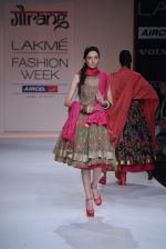 Model walk the ramp for Gaurang Doshi Show at Lakme Fashion Week 2013 Day 4 in Grand Hyatt, Mumbai on 25th March 2013 (16).JPG