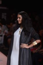 Neha Dhupia walk the ramp for Save Tigers Aircel Show at Lakme Fashion Week 2013 Day 5 in Grand Hyatt, Mumbai on 26th March 2013 (347).JPG