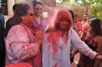 Dolly Bindra, Bappi Lahiri at Bappi Lahiri_s Holi Celebration at home on 27th March 2013 (25).JPG