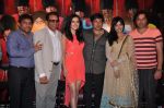Dharmendra, Sunny Deol, Bobby Deol,Neha Sharma, Kristina Akheeva, Johnny Lever at Yamla Pagla Deewana 2 launch in Sunny Super Sound, Juhu, Mumbai on 28th March 2013 (57).JPG