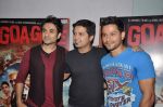 Vir Das, Anand Tiwari, Kunal Khemu at Go Goa Gone promotions in Mumbai on 5th April 2013 (17).JPG