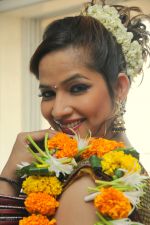 Tanisha Singh celebrates Gudipadwa on 10th April 2013 (1).JPG