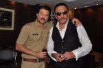 Anil Kapoor, Jackie Shroff snapped at media interviews for TV channels in Cest La Vie, Mumbai on 17th April 2013 (31).JPG