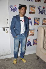 Farhan Akhtar promotes MARD on IPL in Filmcity, Mumbai on 24th April 2013 (51).JPG