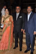 Sridevi, Boney Kapoor at Jai Maharashtra channel Launch in Grand Hyatt, Mumbai on 27th April 2013 (87).JPG
