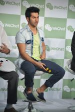 Varun Dhawan launch WeChat in India in Taj Colaba, Mumbai on 14th May 2013 (53).JPG