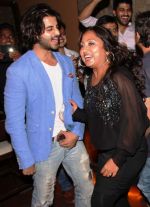 Punit Singh Ratna and host Shabina Khan at Shabina Khan bday bash in Kino, Andheri, Mumbai on 16th May 2013.jpg