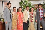 Ahana Deol, Vaibhav Vora, Hema Malini, Dharmendra, Esha Deol at Ahana Deol gets engaged to Delhi based businessman Vaibhav Vora in their residence, Juhu Scheme, Mumbai on 25th June 2013 (8).jpg