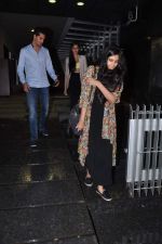 Sonam Kapoor and Rhea Kapoor snapped with friends over dinner in Hakassan, Mumbai on 1st July 2013 (9).JPG
