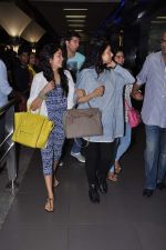 Sridevi, Boney Kapoor, Jhanvi Kapoor, Khushi Kapoor returns from IIFA in Airport, Mumbai on 9th July 2013 (5).JPG