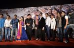 Manoj Bajpayee, Ajay Devgn, Amrita Rao, Kareena Kapoor, Amitabh Bachchan, Arjun Rampal, Bhushan Kumar,Prakash at Launch of Raghupati Raghav song from Satyagraha in Mumbai on 25th July 2013 (185).JPG