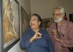 Dinesh Hingoo inaugurated the painting exhibition Artist Aku Jha on 30th July 2013 (4).jpg