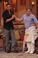 Akshay Kumar promote Once upon a time in Mumbai Dobara on the sets of Comedy Nights with Kapil in Filmcity on 1st Aug 2013 (207).JPG