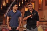 Akshay Kumar, Imran Khan promote Once upon a time in Mumbai Dobara on the sets of Comedy Nights with Kapil in Filmcity on 1st Aug 2013 (127).JPG