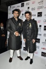 Anil Kapoor, Arjun Kapoor on day 3 of PCJ Delhi Couture Week and post bash on 2nd Aug 2013 (37).JPG