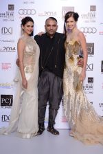 Aditi Rao Hydari, Kalki Koechlin on day 5 at PCJ Delhi Couture week 2013 press meets on 4th Aug 2013 (35).JPG