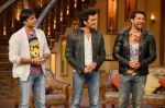 Vivek oberoi, Ritesh deshmukh, Aftab Shivdasani promote Grand Masti 2 on the set of Comedy Nights with Kapil in Filmcity, goregaon on 10th Aug 2013 (34).JPG
