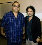 rajkumar santoshi and kailash kher at a video filming competition on the songs of this album was held in the Khaalsa College, Mumbai on 8th Aug 2013.jpg