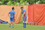 John Abraham, Baichung Bhutia at Reliance Soccer Match in Mumbai on 13thth Aug 2013 (5).JPG