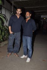 John Abraham, Shoojit Sircar at Madras Cafe screening in Sunny Super Sound,Mumbai on 21st Aug 2013 (71).JPG