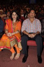 Sachin Tendulkar at Sachin Pilgaonkar_s 50 years in cinema celebrations in Bhaidas Hall, Mumbai on 5th Sept 2013 (31).JPG