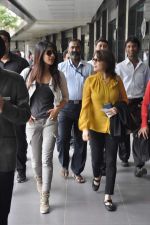 Priyanka Chopra, Madhuri Dixit return from Durban in Mumbai Airport on 8th Sept 2013 (24).JPG