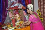 Rakhi Sawant celebrate Ganesh Chaturthi in Mumbai on 9th Sept 2013 (106).JPG