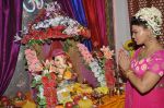 Rakhi Sawant celebrate Ganesh Chaturthi in Mumbai on 9th Sept 2013 (97).JPG