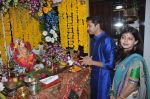 Shreyas Talpade celebrate Ganesh Chaturthi in Mumbai on 9th Sept 2013 (61).JPG