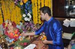 Shreyas Talpade celebrate Ganesh Chaturthi in Mumbai on 9th Sept 2013 (67).JPG