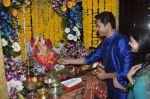 Shreyas Talpade celebrate Ganesh Chaturthi in Mumbai on 9th Sept 2013 (73).JPG