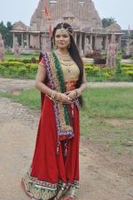 Aashka Goradia at Maharana Pratap Singh on location for SONY in Gujarat Border on 20th Sept 2013 (147).JPG