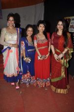 Misti Mukherjee,Sonu Kakar,Neha Kakkar,Tanisha Singh at Musical audio release of film My friend Husain at Andheri cha Raja in Mumbai on 20th Sept 2013(19).JPG