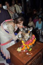 Tanisha Singh at Musical audio release of film My friend Husain at Andheri cha Raja in Mumbai on 20th Sept 2013 (38).JPG