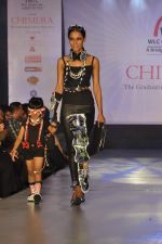 Model on the ramp for Chimera fashion show for students in Mumbai on 30th Sept 2013 (21).JPG