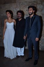 Deepika Padukone, Ranveer Singh, Sanjay leela bhansali at Ram Leela Screening in Lightbox, Mumbai on 14th Nov 2013 (910)_5286307bf0dae.JPG