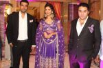 Designer Asif Shah, Esha Gupta & Mr. Waahiid Ali Khan at Karan Raj_s engagement party_5289bc743983c.jpg