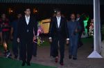 Amitabh Bachchan, Abhishek Bachchan at Vishesh Bhatt_s Wedding Reception in Taj Land_s End, Bandra, Mumbai on 28th Nov 2013 (191)_52983c7fd75a7.JPG