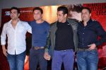 Salman Khan, Arbaaz Khan, Sohail Khan, Sunil A Lulla in Jai Ho film press meet in Chandan, Mumbai on 12th Dec 2013 (104)_52aab4acba28a.JPG