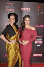 Huma Qureshi, Kalki Koechlin at 20th Annual Life OK Screen Awards in Mumbai on 14th Jan 2014(739)_52d685e18cdd2.JPG
