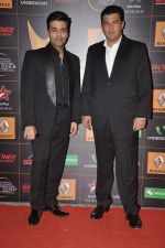 Karan Johar, Siddharth Roy Kapoor at The Renault Star Guild Awards Ceremony in NSCI, Mumbai on 16th Jan 2014(540)_52d8df510e67e.JPG