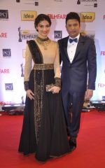 Bhushan Kumar & Divya walked the Red Carpet at the 59th Idea Filmfare Awards 2013 at Yash Raj_52e397fe0e71c.jpg