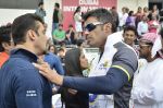 Salman Khan, Sunil Shetty  at CCL Match of Mumbai Heroes Vs Telugu Warriors in Dubai on 1st Feb 2014 (107)_52ee1e170bf2f.JPG