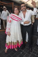 Jackie Shroff at Naved jaffrey surprise birthday bash hosted by wife Sayeeda Jaffrey in Mangii Cafe, Mumbai on 3rd Feb 2014 (70)_52f083a26215c.JPG