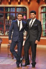 Ranveer Singh, Arjun Kapoor at Gunday promotions on the sets of Comedy Nights With Kapil in Mumbai on 4th Feb 2014 (57)_52f1c8b3b005b.JPG