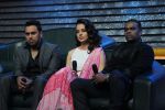 Bosco, Kangana Ranaut and Ceaser on the sets of DID Season 4 for the promotion of the movie Queen_52f9c30f3a74a.jpg