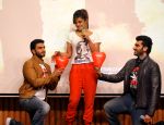 Priyanka Chopra, Ranveer Singh, Arjun Kapoor at Gunday promotion in Mumbai on 11th Feb 2014 (8)_52fb3e1df232c.JPG