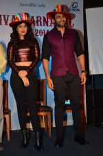Neha Sharma, Jackky Bhagnani at the Promotion of Youngistaan at the 2014 Goa Carnival on 17th Feb 2014 (96)_5302f5b2731e9.JPG