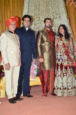 Abhishek Bachchan at Rajiv and Megha_s wedding reception in Sahara Star, Mumbai on 25th Feb 2014 (67)_530dd2c772602.JPG