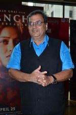 Subhash Ghai at the First look launch of Kaanchi... in Mumbai on 6th March 2014 (35)_5319a8a508e30.JPG